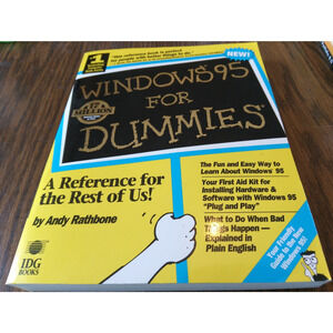 Windows 95 For Dummies By Andy Rathbone (1995 IDG Books)